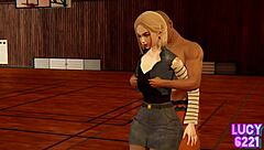 Android 18 from Dragon Ball has strong combat powers