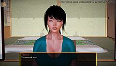 Detailed walkthrough of the anime erotic story: My new family 387