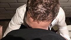 Blowjob and Bareback in Night Club Toilet