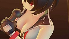 Blabla Enjoys Fun With Her Favorite Fan In Game.