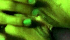 Hey, check out this latina's squirting with dildo