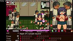 Manager bangs all in Okeyutei hentai game scenes.