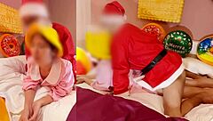 Santa's helper gets knocked up on Xmas Eve