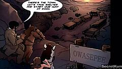 threesome with ebony girls and giant bbc sheriff in prison police criminal fuck