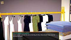 my new family redhead with small tits in erotic game!