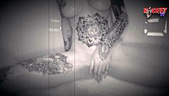 Steamy tattooed beauty in hot erotic scene on Rocket TV