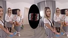 Blonde with Big Tits and Ass in Virtual Taboo Discipline