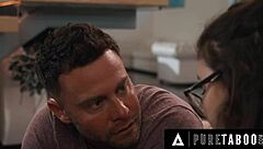 Leana's taboo step-family's dark secrets and rough sex