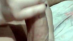 Latina teen gives blowjob and handjob while masturbating.