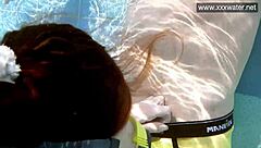 minnie manga underwater scene in the shower