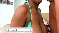 hot black babe deepthroats in casting audition