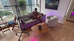 Stepdaughter gets anal sex from stepfather in a solo scene