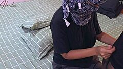 crazy horny asian girl invites friend for dinner, seduces him into fucking