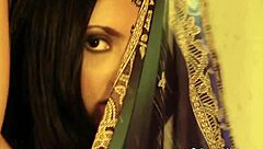 Indian brunette dancer feels ecstatic while teasingly undressing and exposing her nude body