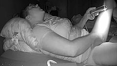 Hidden cam catches busty girlfriend's kinky masturbation session