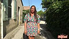 Mila Jeune Milf Tries Two Men!