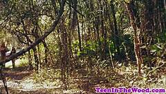 Facialized Petite 18+ Roughfucked After Sucking in Hardcore Scene