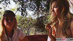 i'm a teen trickin' my best friend in lesbian camp