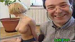 i interview beautiful blonde for casting