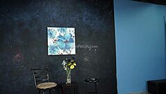 Behind-the-scenes fetish model promotion