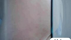 Two Glamour Babes Share Blue Dildo