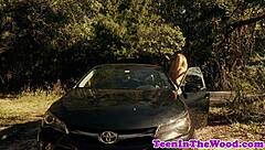 Facialized Petite 18+ Roughfucked After Sucking in Hardcore Scene