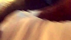 Beautiful black beauty gives a great deep throat blowjob to a big cock lover