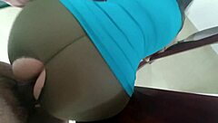 my stepsister's giant cameltoe leads to rough fucking and licking