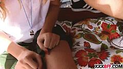 Bi-sexual camp counselors in hot lesbian scene
