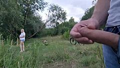 Public Flash and Wild Jerk Off Near Stunning Girl