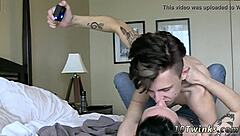 i watched young twink kissing and having bareback gay sex
