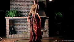 Gorgeous Skinny Indian Teen Finger-Fucked