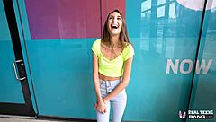 beautiful tall skinny natalia nix in a real teen interview with petite features