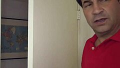 Small woman has hardcore sex with stepfather in POV