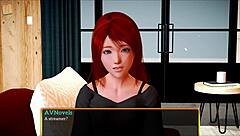 Walkthrough of the erotic visual novel My new family 381