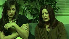 Beautiful old and young lesbian scene with hairy beaver