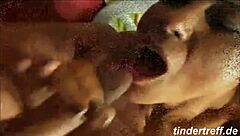 Teen 18+ Deepthroats and Gets Cumshot in POV