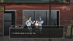 Cute Lady's Erotic Fantasy in Hentai Game