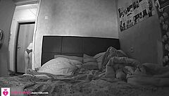 Private webcam session with a hot 18-year-old wife and a voyeuristic twist