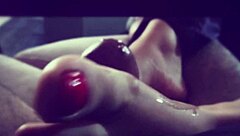 homemade footjob fantasy unfolds in amateur setting