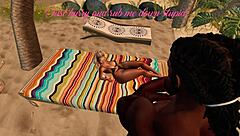 black man fucks asian stepsister on beach