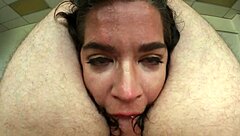 Fucking Brunette Milf in Lingerie with Anal Creampie and Facial Swallow