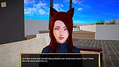 Redhead mom and stepdaughters in hot PC gameplay