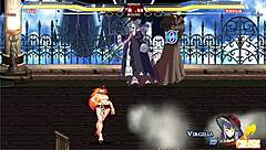 Jessica battles Warugiria in paid hentai character sex scene