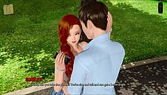 Big-boobed women in animated porn game