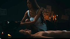 Girls at party go wild in hot lesbian sex fest