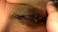 Amateur BBW Fingers Pussy to Squirting Orgasm!