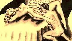 Erotic cartoons from the good old days