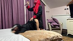 Horny nun gets possessed by a monster and fucked
