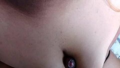 BBW Latina shows pussy in lingerie during missionary POV